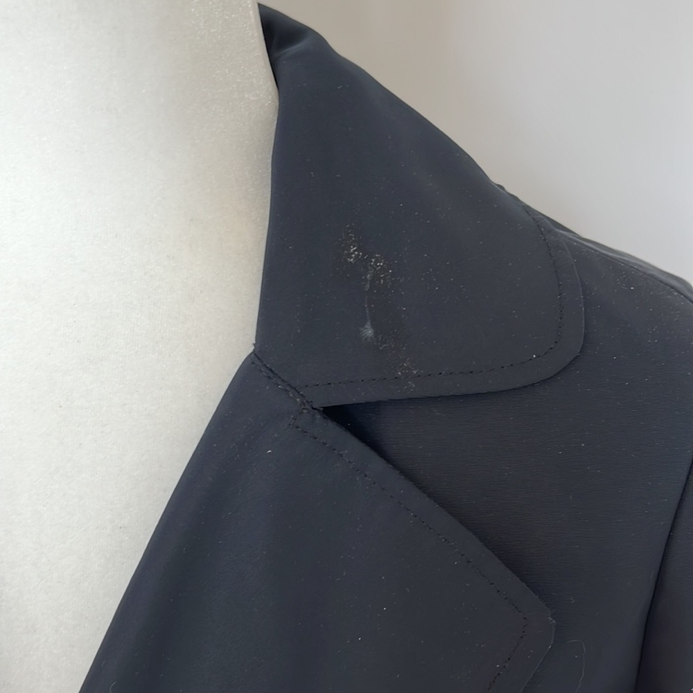 Apt. 9 Black Trench Coat - Picture 4 of 6